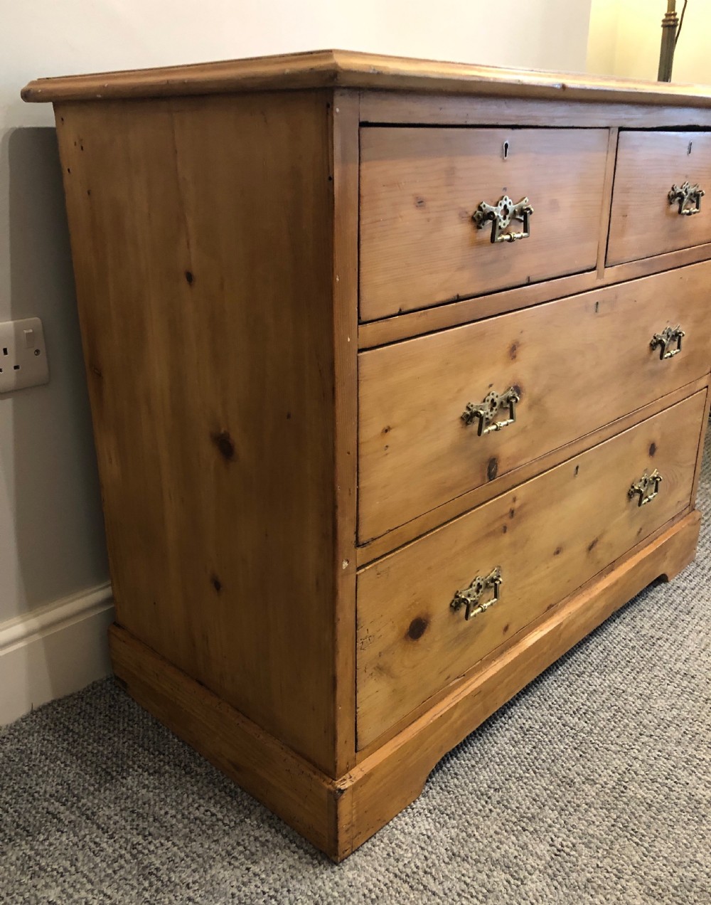 Antique Stripped Pine Chest of Drawers View IX