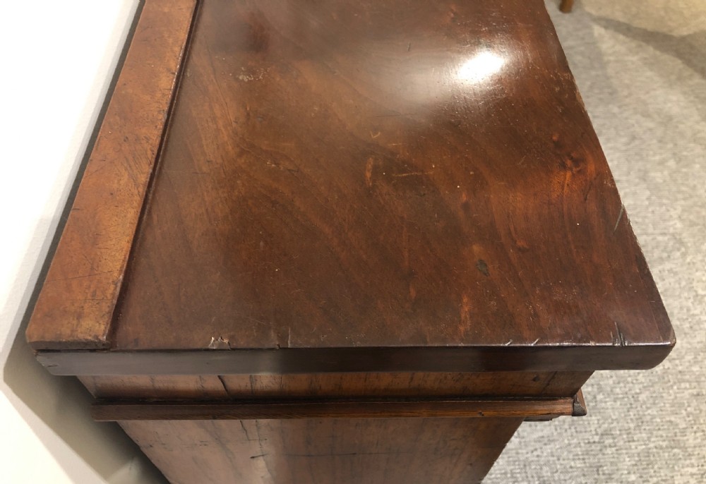 Small Antique Victorian Mahogany Open Bookcase View VIII