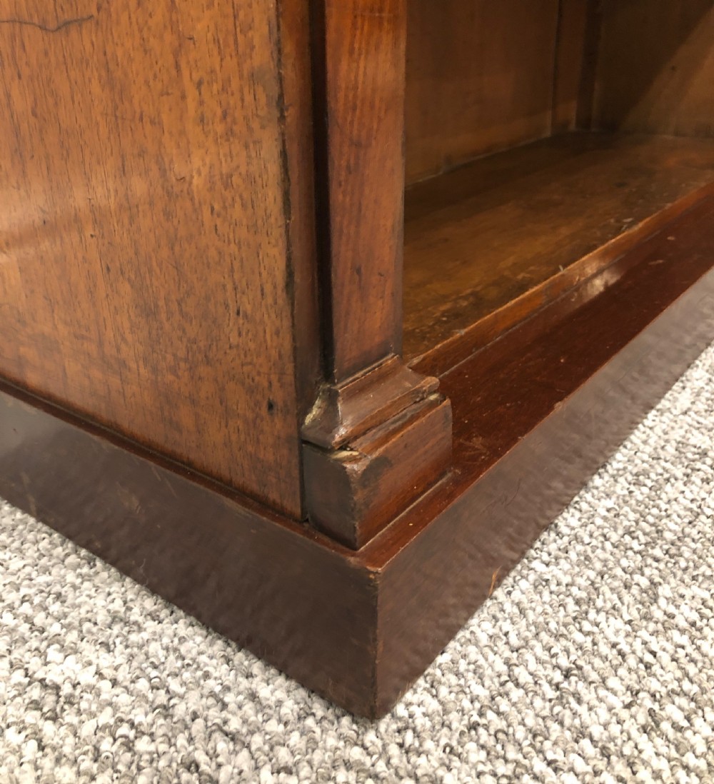 Small Antique Victorian Mahogany Open Bookcase View IX