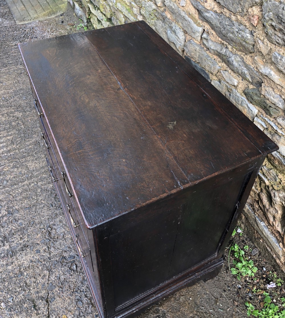 Small Antique 18th Century Oak Chest of Drawers View IX