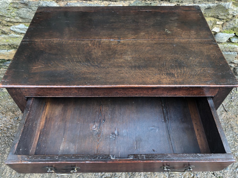 Small Antique 18th Century Oak Chest of Drawers View XI