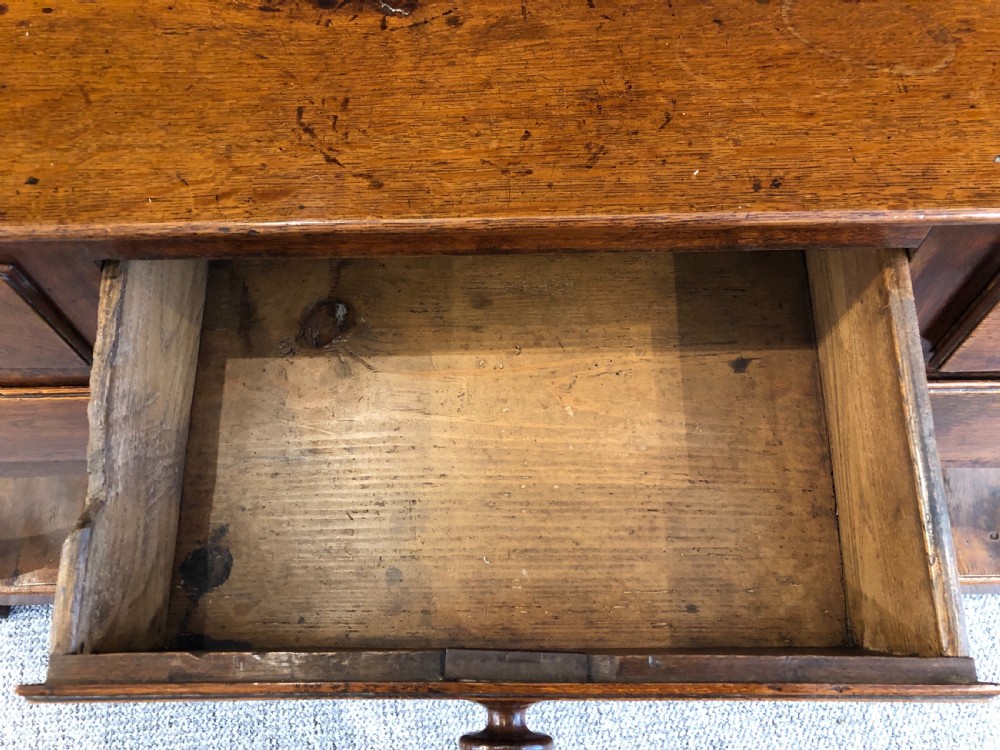 Antique Welsh Swansea Valley Oak Potboard Dresser View XVI