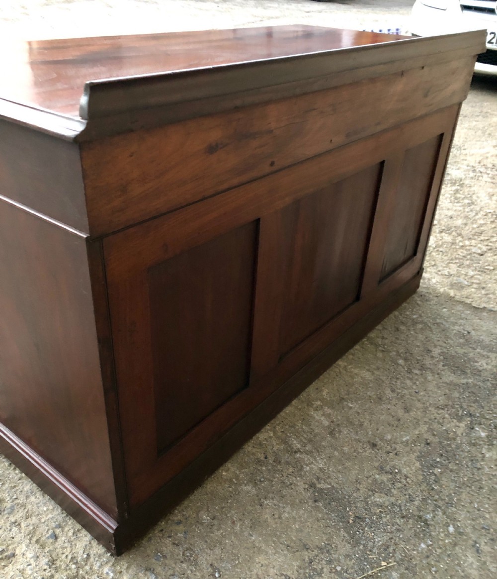 Victorian Mahogany Kneehole Desk  View XVI