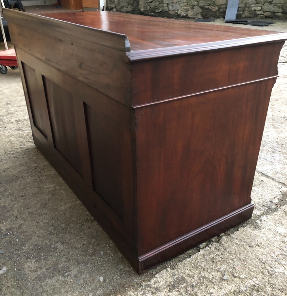 Victorian Mahogany Kneehole Desk  View XVIII