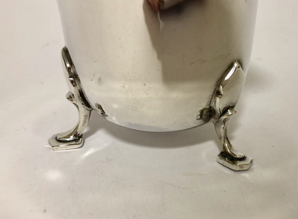 Antique Solid Sterling Silver Milk Jug Creamer 1933 View IX