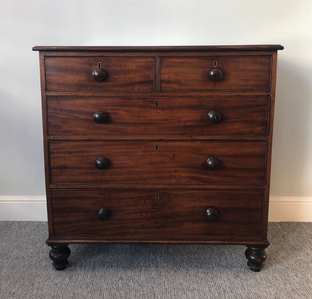 Antique Victorian Mahogany Chest of Drawers View II