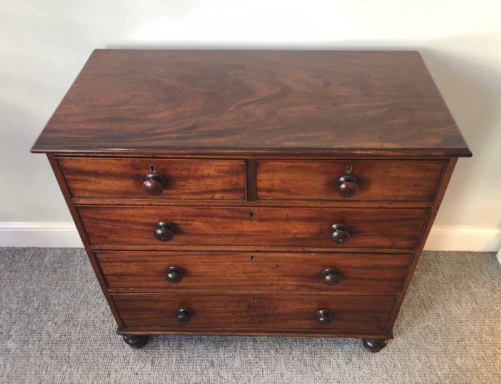 Antique Victorian Mahogany Chest of Drawers View VI