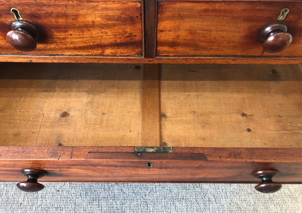 Antique Victorian Mahogany Chest of Drawers View XIII