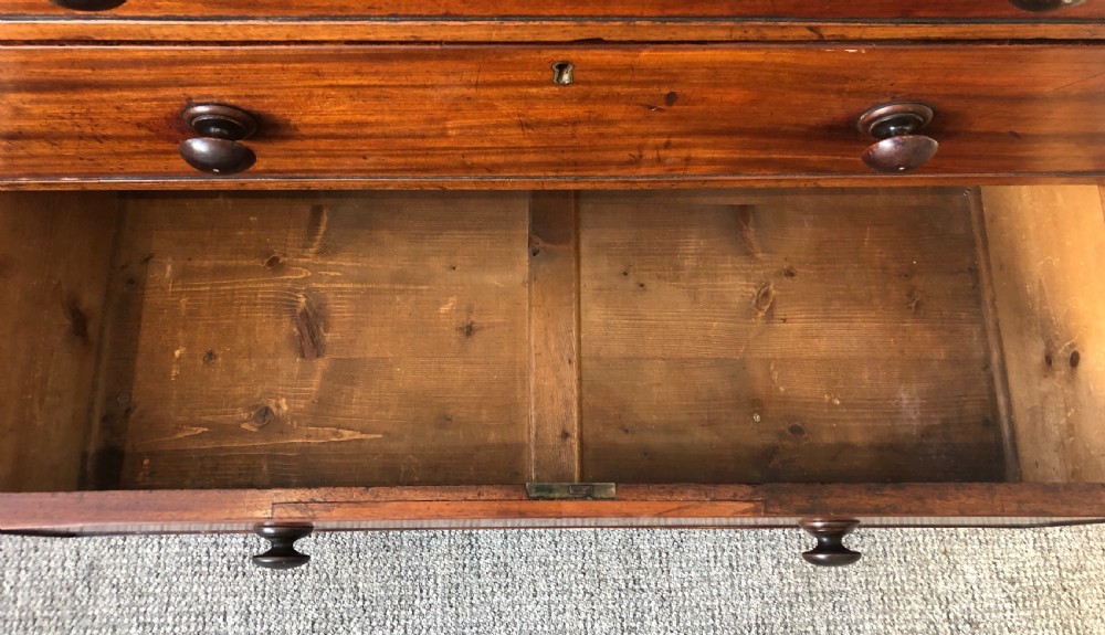 Antique Victorian Mahogany Chest of Drawers View XV