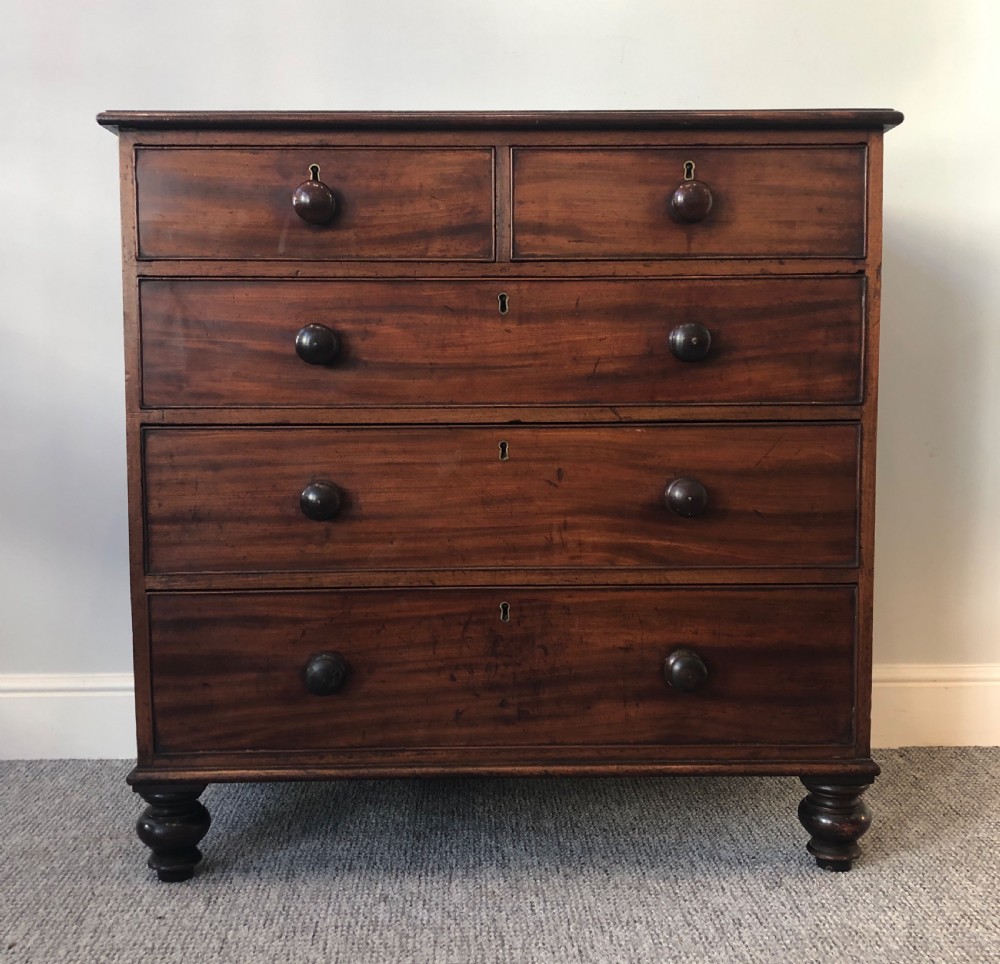 Antique Victorian Mahogany Chest of Drawers View XVII