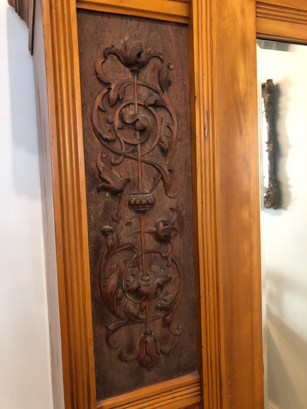 Edwardian Satinwood Single Wardrobe View III