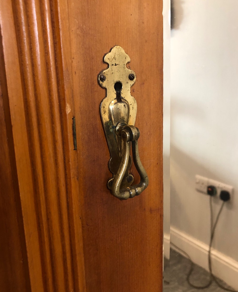 Edwardian Satinwood Single Wardrobe View V