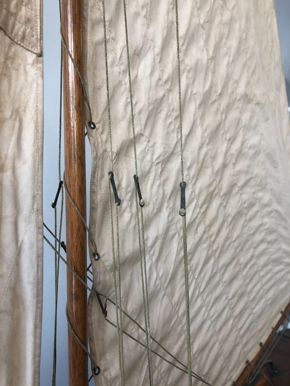 Huge Antique Pond Yacht View XIII