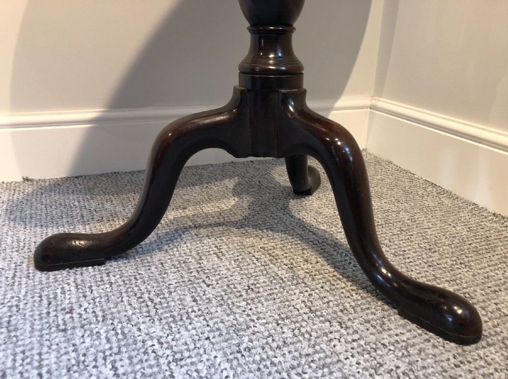 Antique Georgian Mahogany Tilt Top Table  View VII