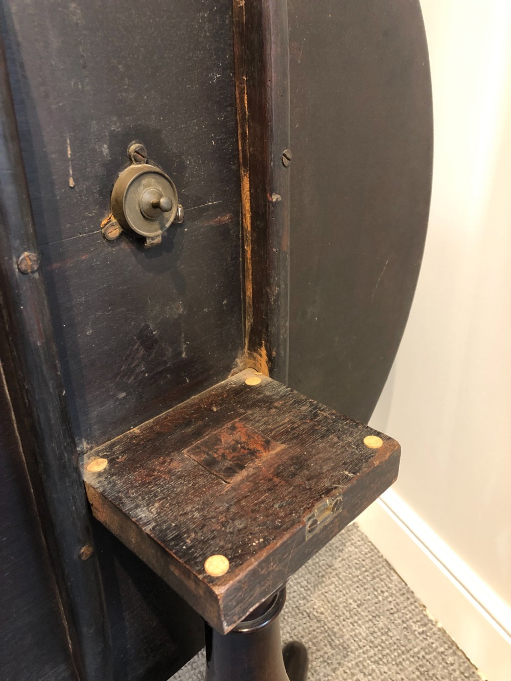 Antique Georgian Mahogany Tilt Top Table  View VIII