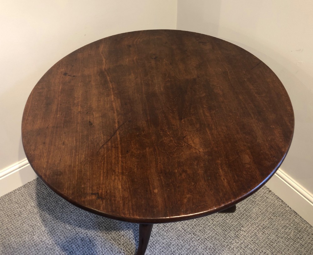 Georgian Mahogany Tilt Top Occasional Table View III