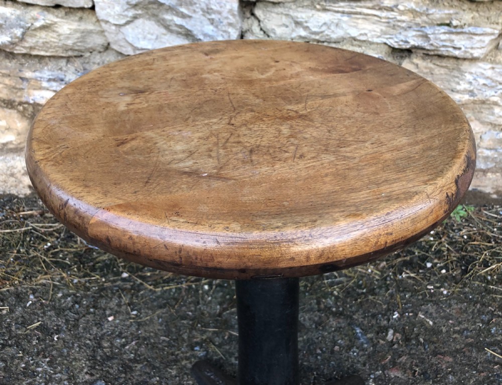 Original Antique Industrial Singer Sewing Stool View IX