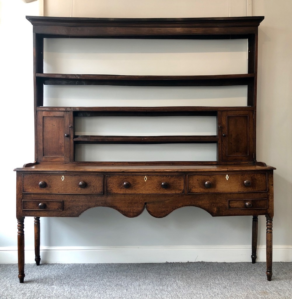 Large Antique Georgian Oak Dresser