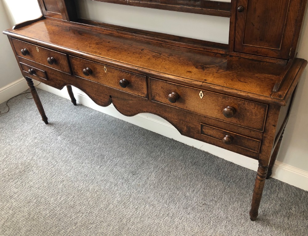 Large Antique Georgian Oak Dresser View II