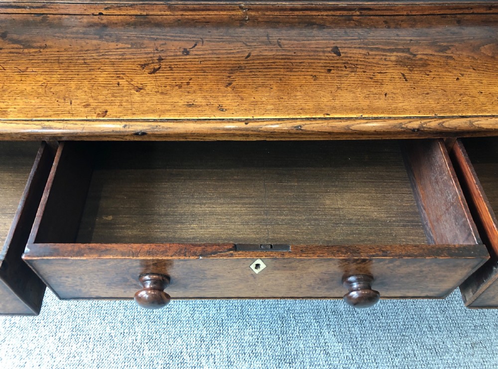 Large Antique Georgian Oak Dresser View IV