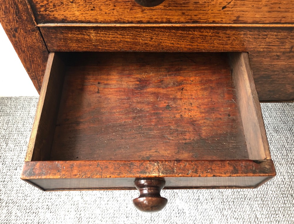 Large Antique Georgian Oak Dresser View VI