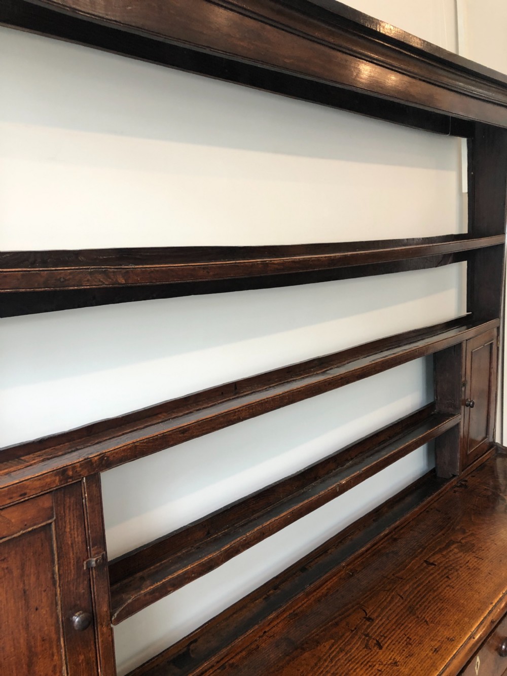 Large Antique Georgian Oak Dresser View VIII