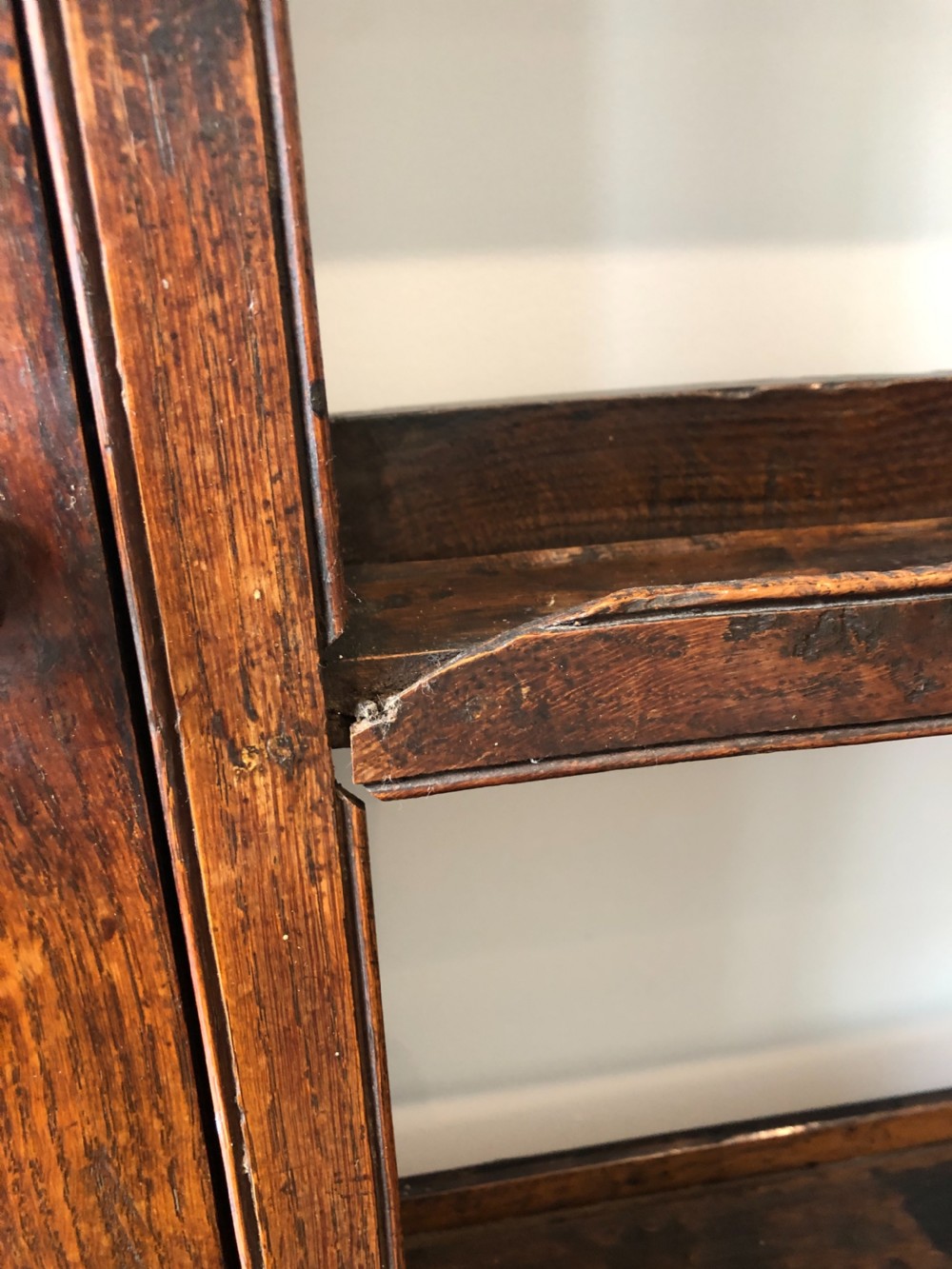 Large Antique Georgian Oak Dresser View XIII