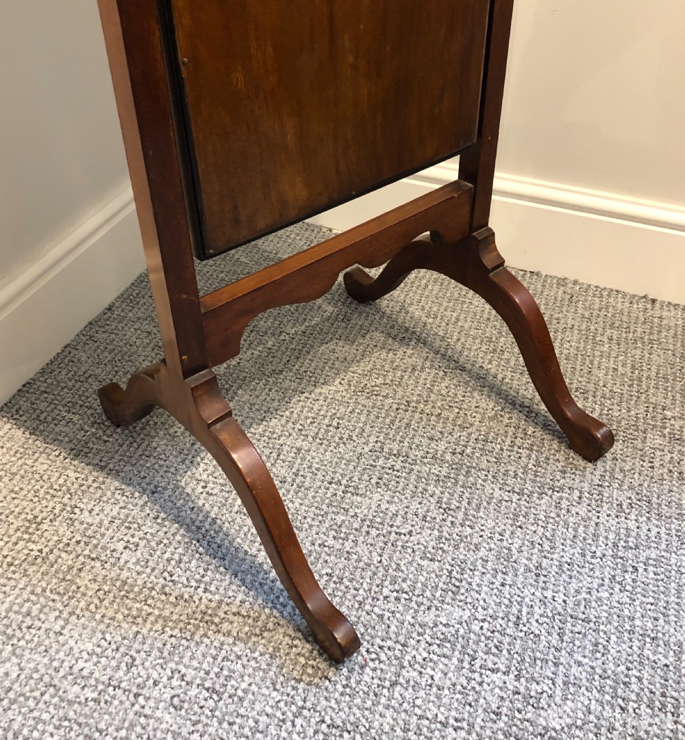 Edwardian Walnut Framed Cheval Mirror View XI