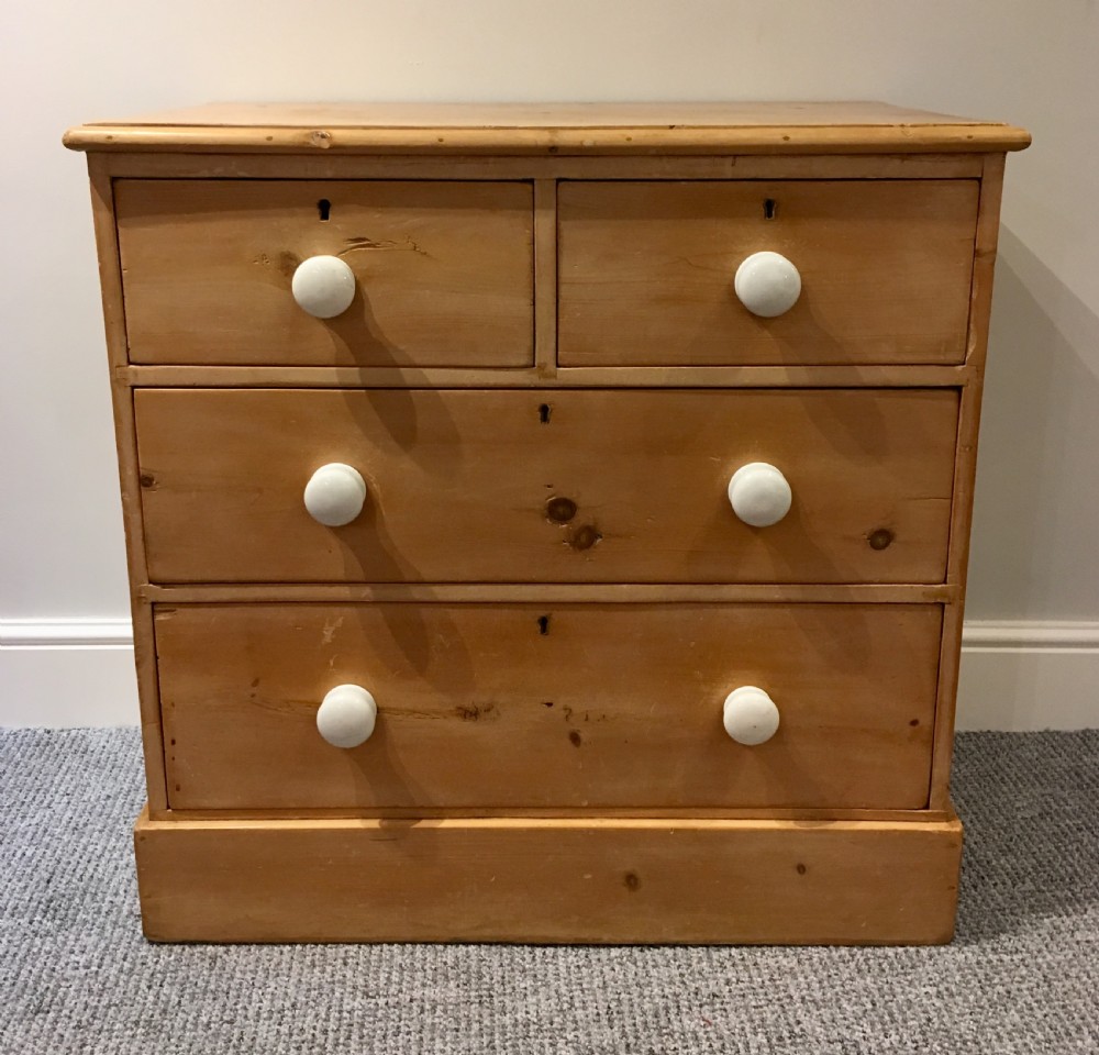 Small Antique Victorian Pine Chest of Drawers View II