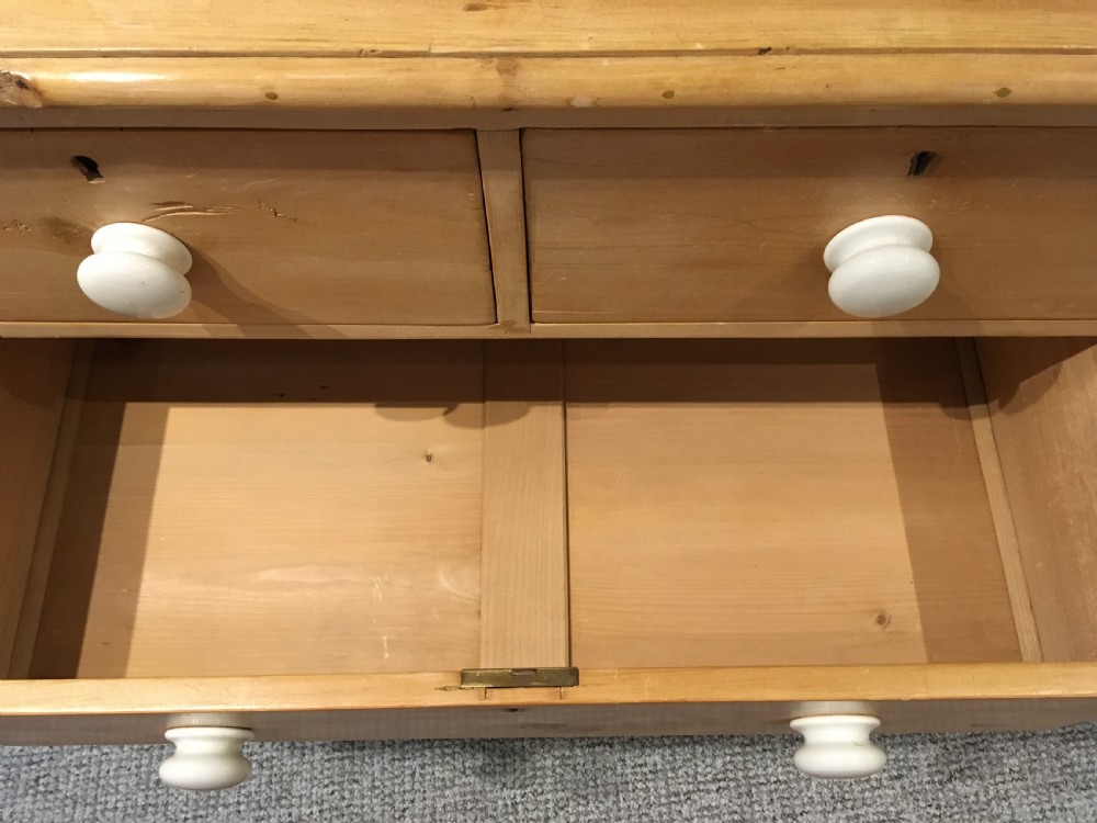 Small Antique Victorian Pine Chest of Drawers View V