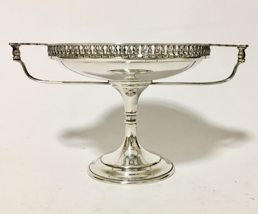 Antique Solid Sterling Silver Tazza  View IV