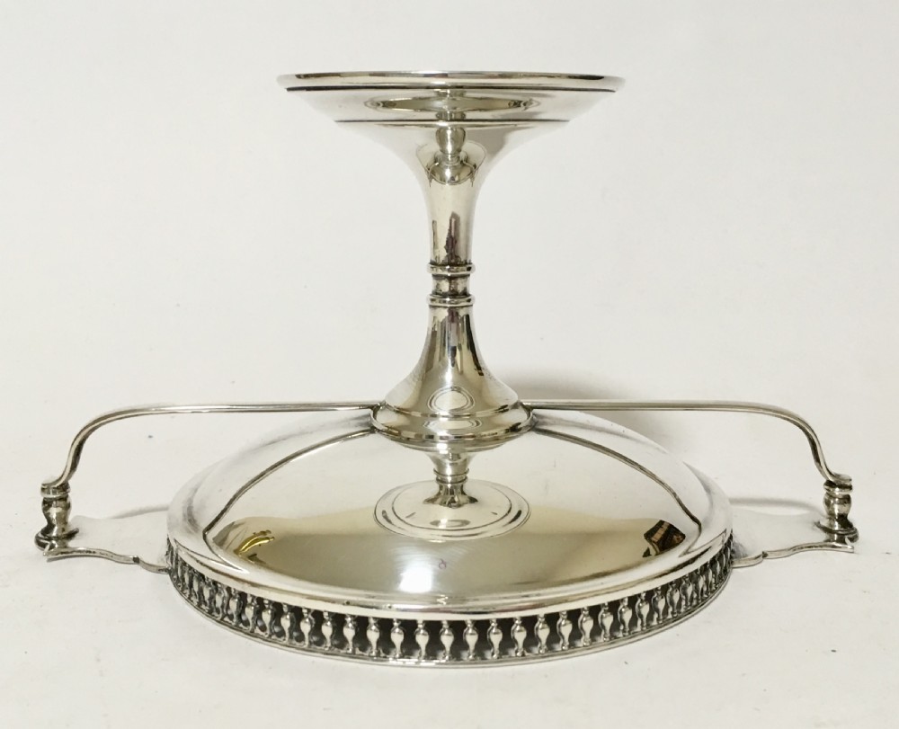 Antique Solid Sterling Silver Tazza  View XII