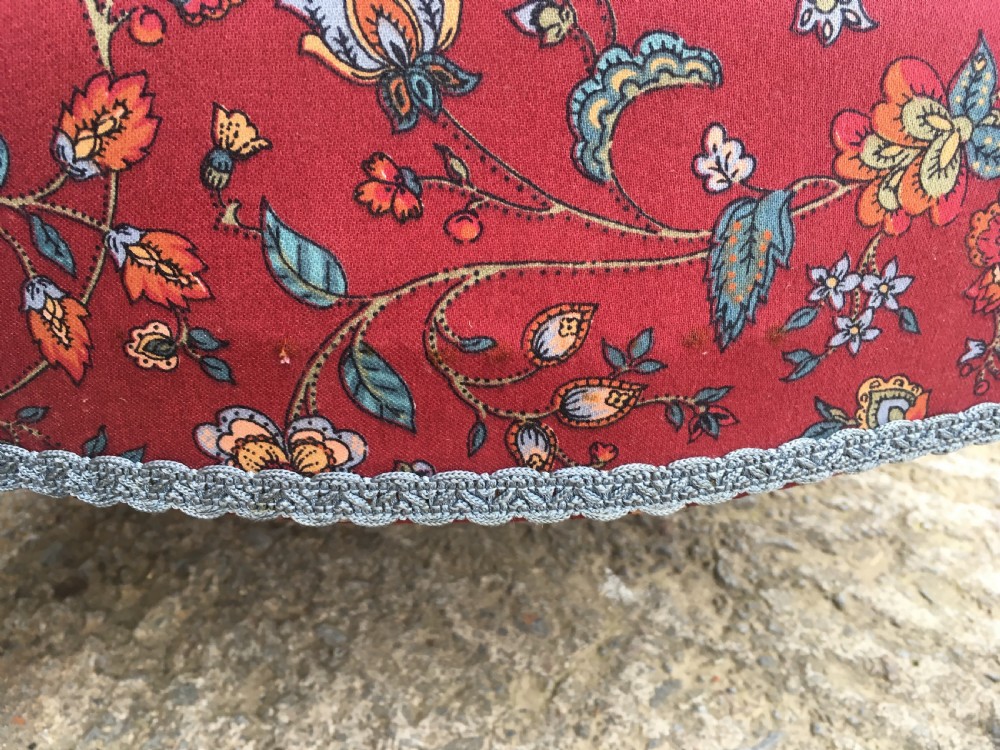 Antique Victorian Button Back Nursing Chair  View XV
