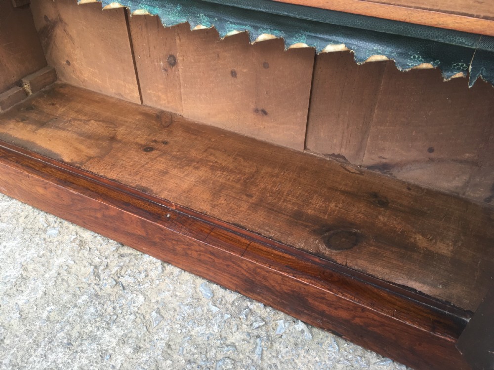 Antique Victorian Walnut Glazed Bookcase View XII