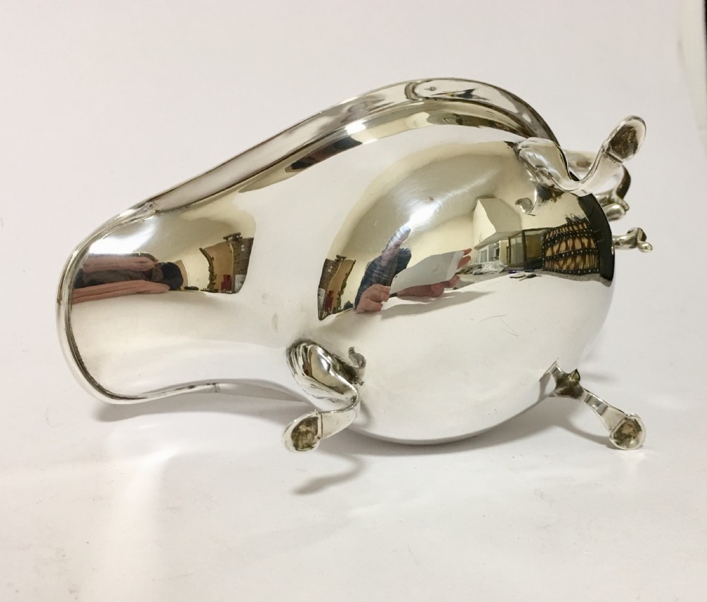 Antique Solid Sterling Silver Sauce Boat London 1936 View XI