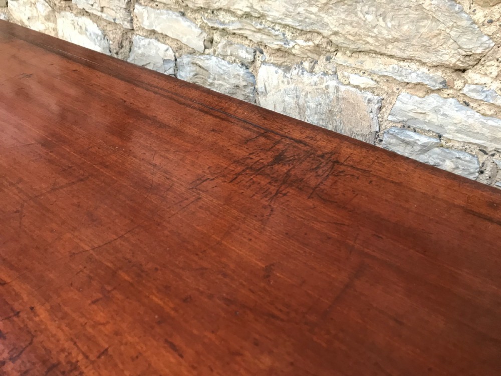 Antique Georgian Mahogany Crossbanded Chest of Drawers View XIII