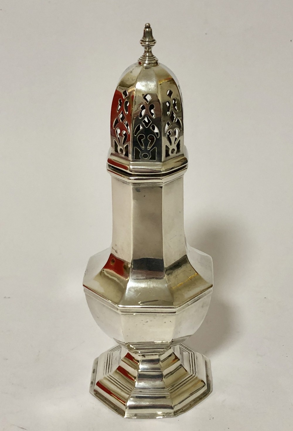 Antique Solid Silver Sugar Caster Shaker