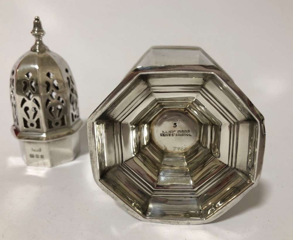 Antique Solid Silver Sugar Caster Shaker View IX