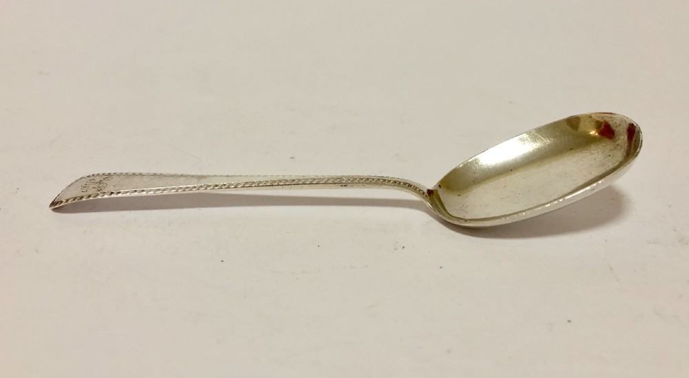 Antique Georgian Solid Silver Jam Spoon Stephen Adams 1810