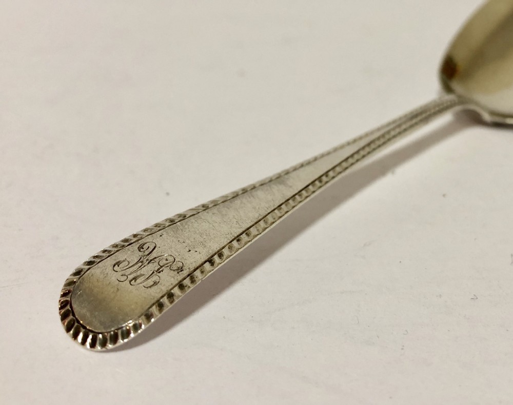 Antique Georgian Solid Silver Jam Spoon Stephen Adams 1810 View VI