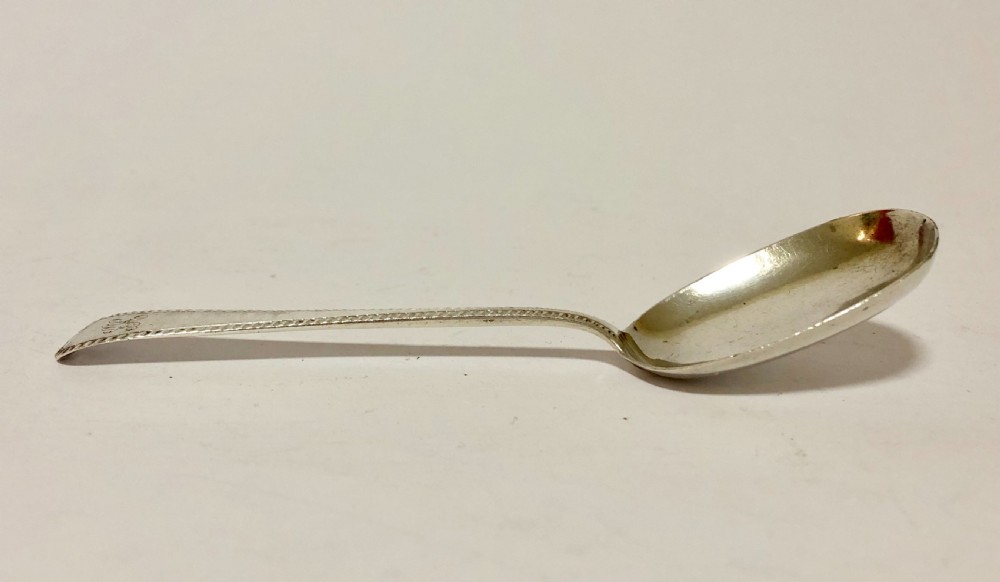 Antique Georgian Solid Silver Jam Spoon Stephen Adams 1810 View VIII
