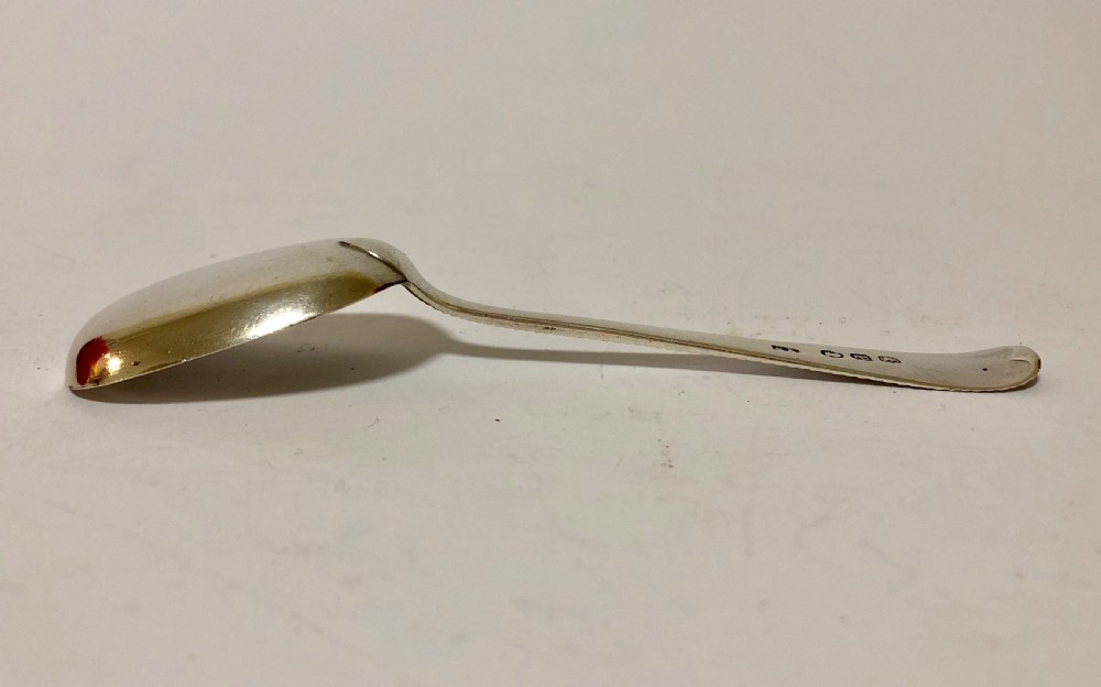 Antique Georgian Solid Silver Jam Spoon Stephen Adams 1810 View XI