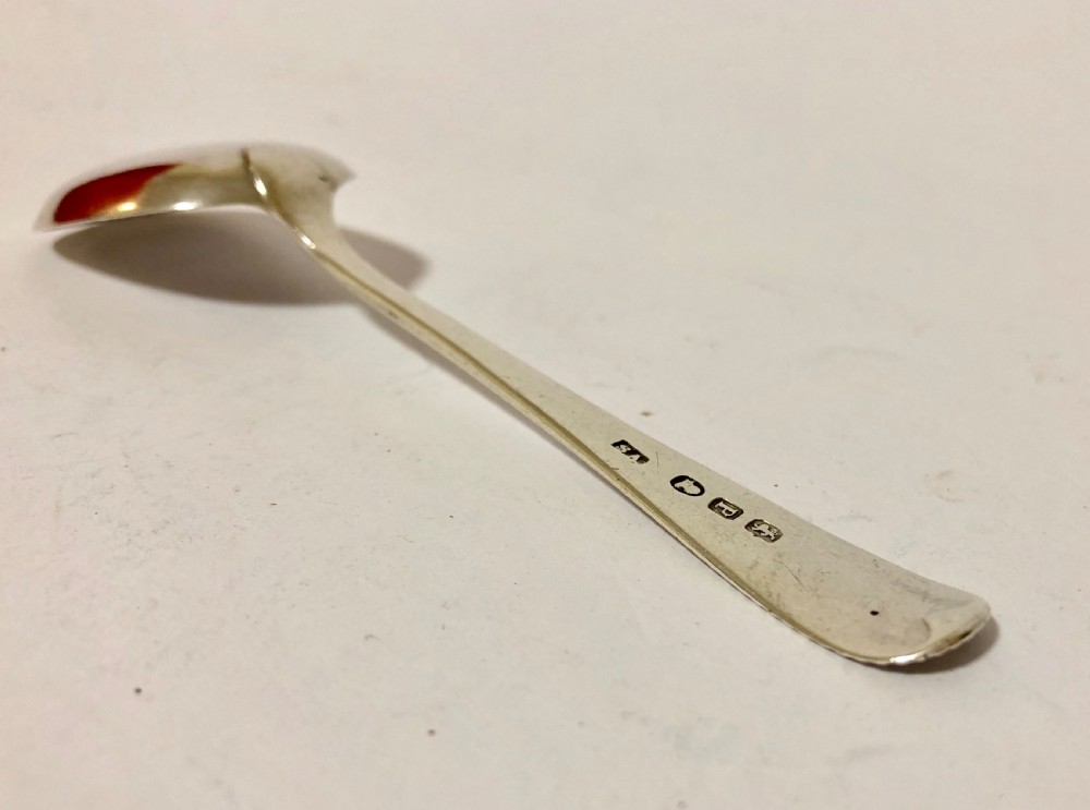 Antique Georgian Solid Silver Jam Spoon Stephen Adams 1810 View XII