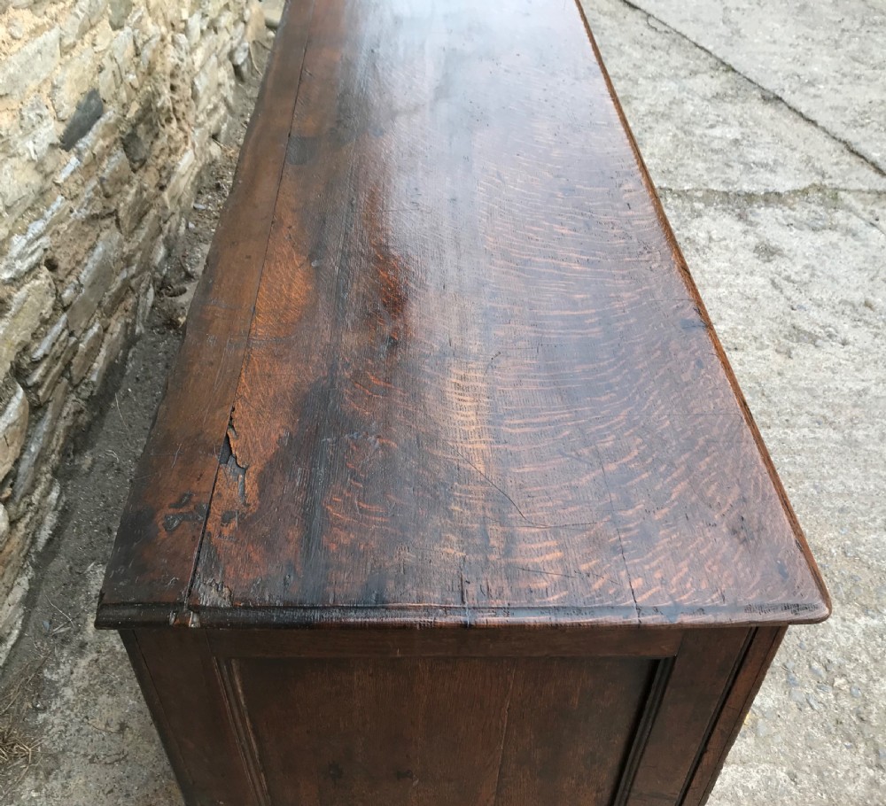 Antique Georgian Oak Dresser Base View VI