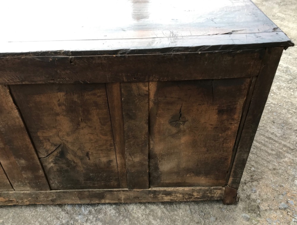 Antique Georgian Oak Dresser Base View XX