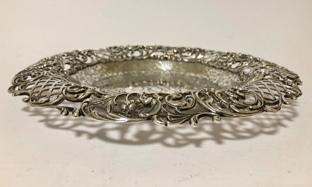 Antique American Solid Sterling Silver Dish by Tilden Thurber Co  View VI