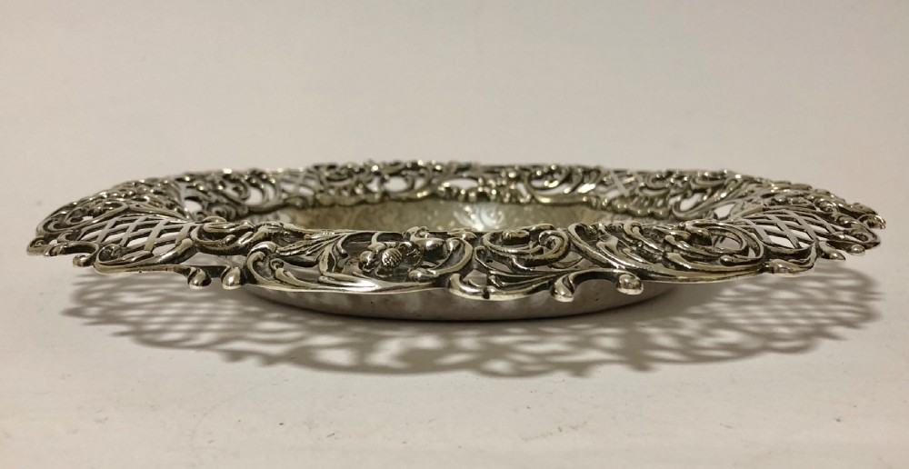 Antique American Solid Sterling Silver Dish by Tilden Thurber Co  View VIII