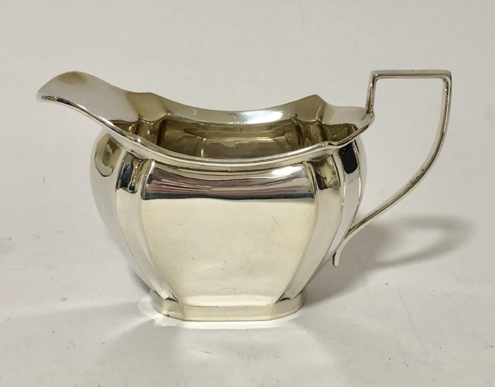Antique Art Deco Solid Silver Milk Jug