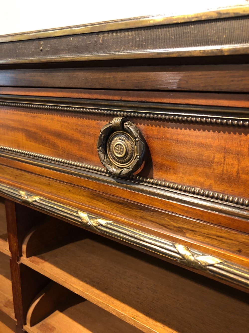Large Antique Mahogany Music Cabinet View VII