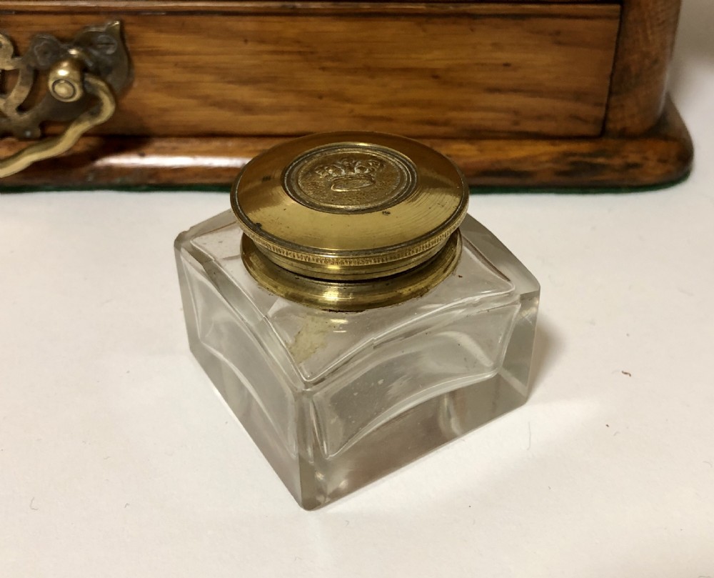 Antique Edwardian Desktop Stationery Cabinet View IV